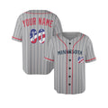 Custom Minnesota Baseball Jersey - USA 250th Anniversary Fourth of July Stadium Style, Personalized Name & Number-4