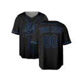 Custom New York Mets Baseball Jersey - Black Player Fashion Style, Personalized Name & Number-4