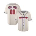 Custom Philadelphia Baseball Jersey - Alternate Elite Style, Personalized Name & Number-3