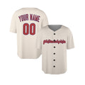 Custom Philadelphia Baseball Jersey - Alternate Elite Style, Personalized Name & Number-4