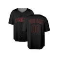 Custom Philadelphia Phillies Baseball Jersey - Black Player Fashion Style, Personalized Name & Number-3