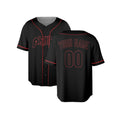 Custom Philadelphia Phillies Baseball Jersey - Black Player Fashion Style, Personalized Name & Number-4