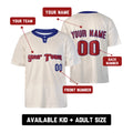Custom Philadelphia Two-Button Baseball Jersey - Alternate Elite Style, Personalized Name & Number-2