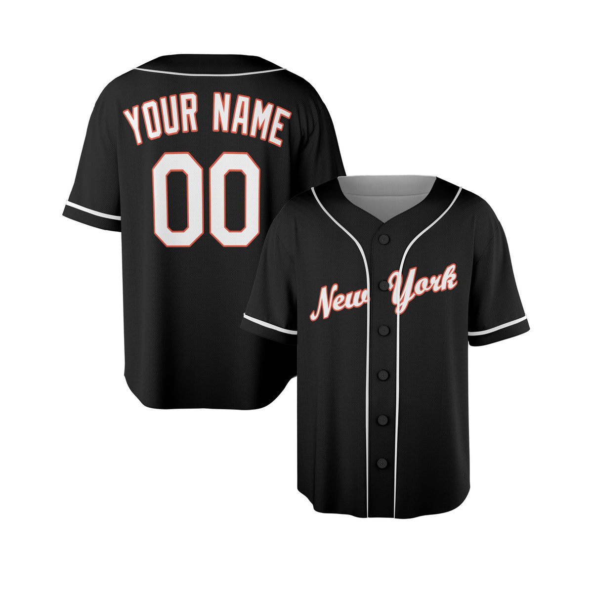 Custom Queens Baseball Jersey - Blackout Style, Personalized Name & Number-4