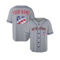 Custom Queens Baseball Jersey - USA 250th Anniversary Fourth of July Stadium Style, Personalized Name & Number-5