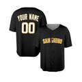 Custom San Diego Baseball Jersey - Blackout Style, Personalized Name & Number-3