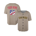 Custom San Diego Baseball Jersey - USA 250th Anniversary Fourth of July Stadium Style, Personalized Name & Number-3