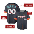 Custom San Diego Padres Baseball Jersey - 2026 City Connect Dark Charcoal Style, Personalized Name & Number-2