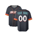 Custom San Diego Padres Baseball Jersey - 2026 City Connect Dark Charcoal Style, Personalized Name & Number-4