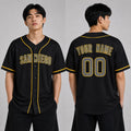 Custom San Diego Padres Baseball Jersey - Black Pop Fashion Style, Personalized Name & Number-1