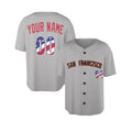 Custom San Francisco Baseball Jersey - USA 250th Anniversary Fourth of July Stadium Style, Personalized Name & Number-3