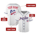 Custom Texas Baseball Jersey - USA 250th Anniversary Fourth of July Stadium Style, Personalized Name & Number-2
