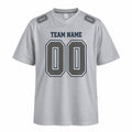 Dallas Custom Football Jersey, Gray Personalized Team Jersey, Custom Name Number Logo, Football Uniform-1