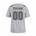 Dallas Custom Football Jersey, Gray Personalized Team Jersey, Custom Name Number Logo, Football Uniform-2