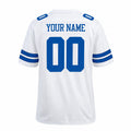 Dallas Custom Football Jersey, White Personalized Team Jersey, Custom Name Number Logo, Football Uniform-2