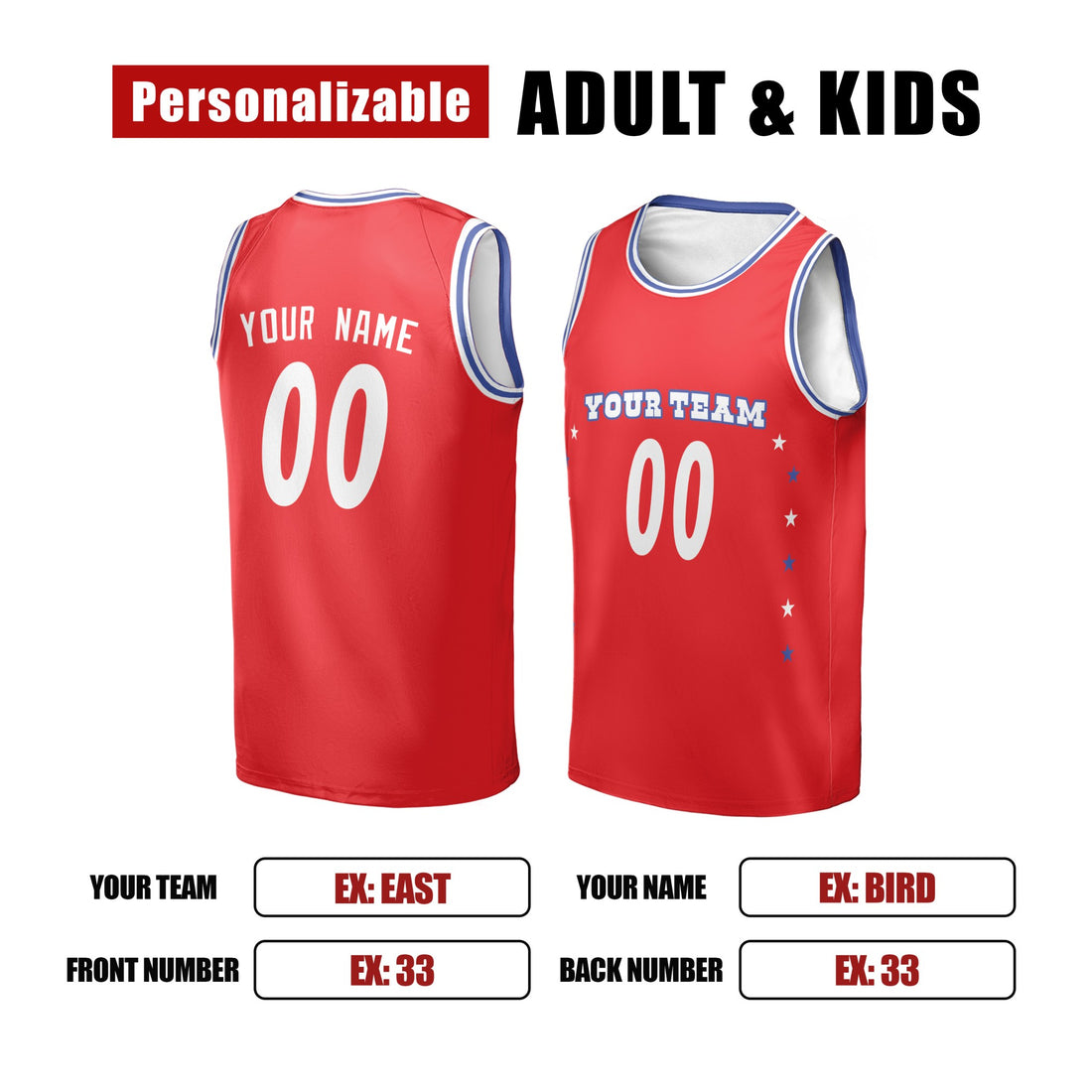 Personalized 1983 Boston Celtics Basketball Jersey - Red Hardwood Classics Swingman Style, Custom Name & Number-1