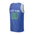 Personalized 1995/96 Minnesota Timberwolves Basketball Jersey - Blue Hardwood Classics Swingman Style, Custom Name & Number-4
