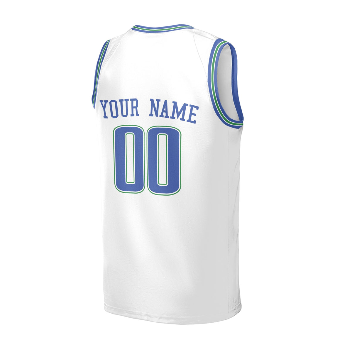 Personalized 1995/96 Minnesota Timberwolves Basketball Jersey - White Hardwood Classics Swingman Style, Custom Name & Number-4