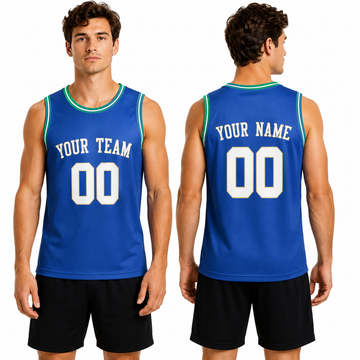 Personalized 1998 Dallas Mavericks Basketball Jersey - Royal Blue Swingman Style, Custom Name & Number-1