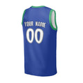 Personalized 2003/04 Minnesota Timberwolves Basketball Jersey - Blue Swingman Hardwood Classics Style, Custom Name & Number-4