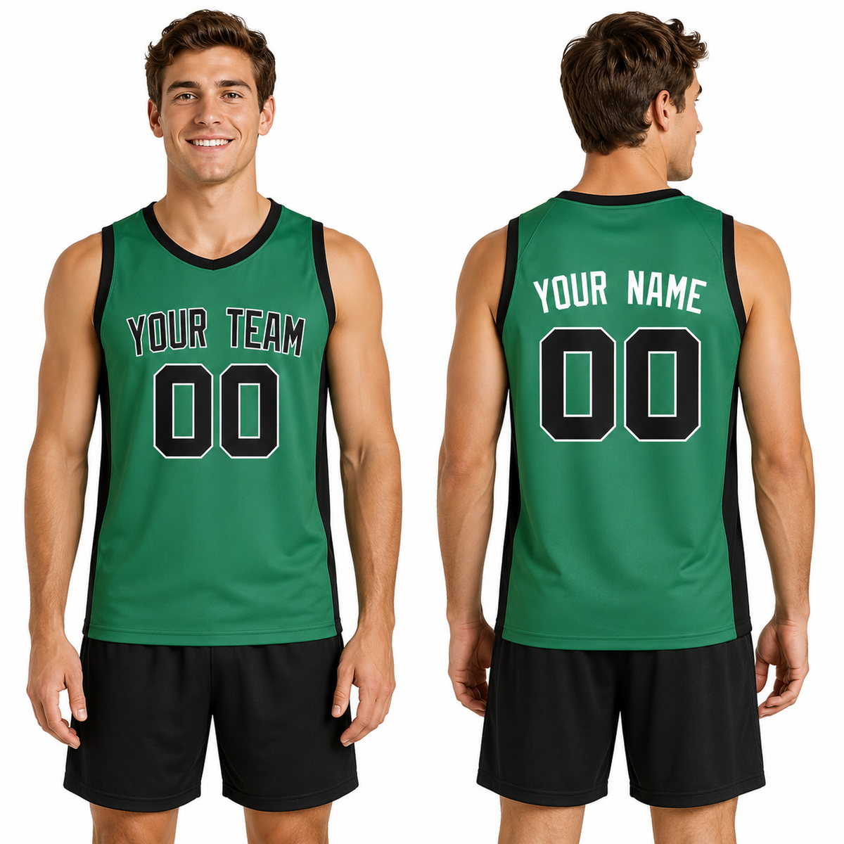 Personalized 2007/08 Boston Celtics Basketball Jersey - Kelly Green Hardwood Classics Style, Custom Name & Number-1