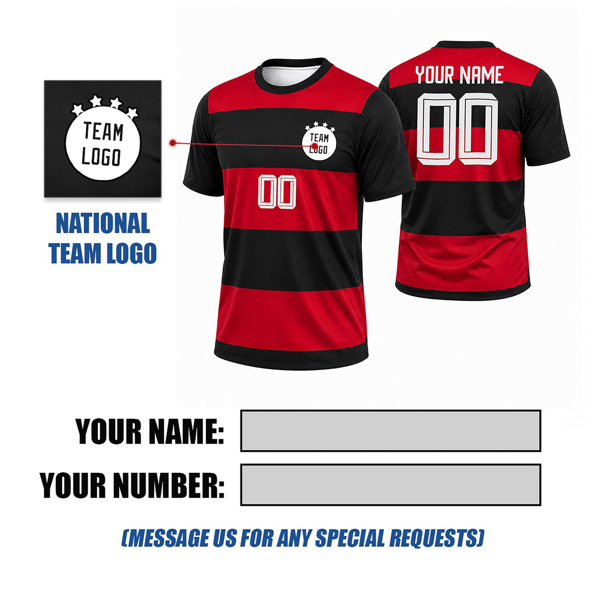 Personalized 2014 Germany Throwback Soccer Jersey – Custom Name & Number-2