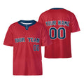 Personalized 2025 Boston Red Sox Two-Button Baseball Jersey - Alternate Style, Custom Name & Number-3