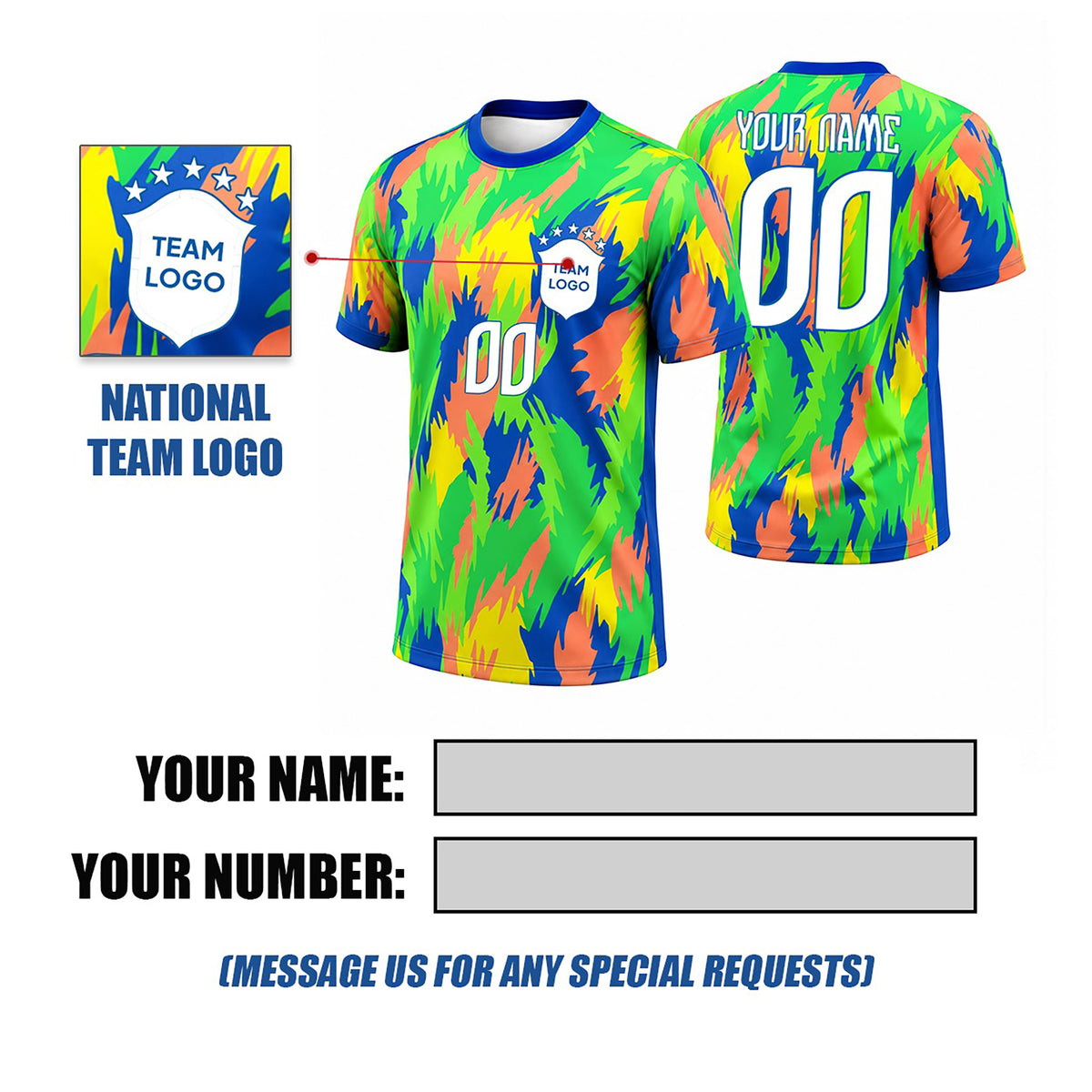 Personalized 2025 Brazil Pre-Match Soccer Jersey – Custom Name & Number-2