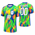 Personalized 2025 Brazil Pre-Match Soccer Jersey – Custom Name & Number-3