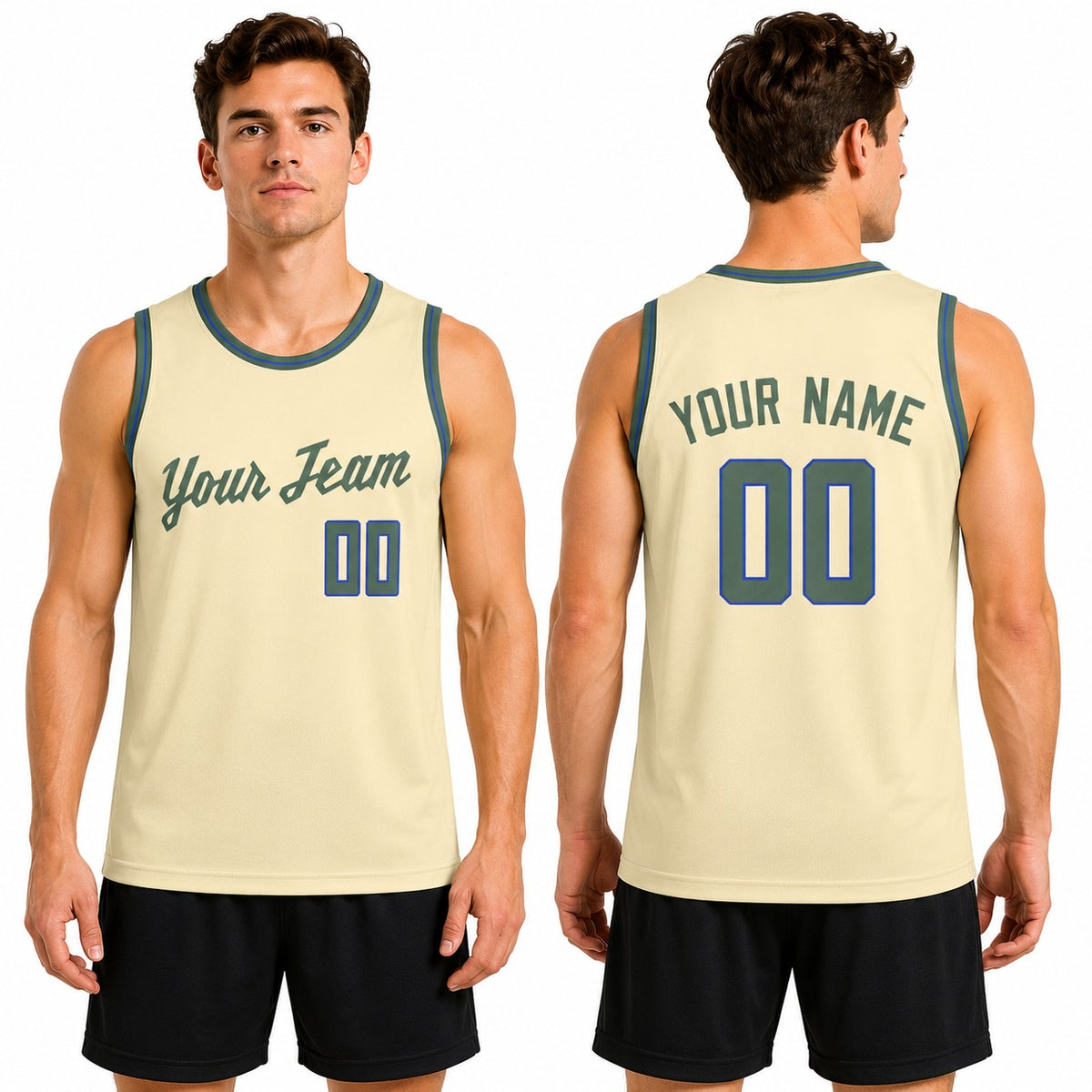 Personalized 2025/26 Milwaukee Bucks Basketball Jersey - Cream Fast Break City Style, Custom Name & Number-1
