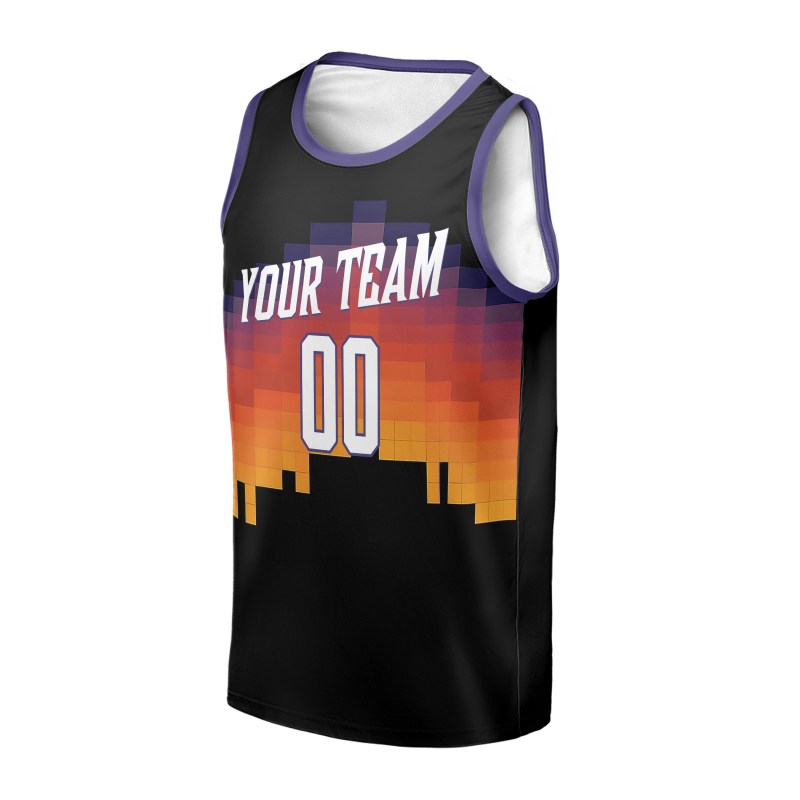 Personalized 2025/26 Phoenix Suns Basketball Jersey - Black Swingman City Style, Custom Name & Number-3