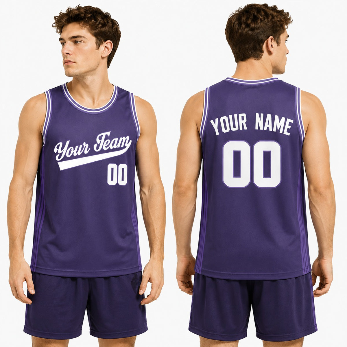 Personalized 2025/26 Sacramento Kings Basketball Jersey - Purple Swingman City Style, Custom Name & Number-1