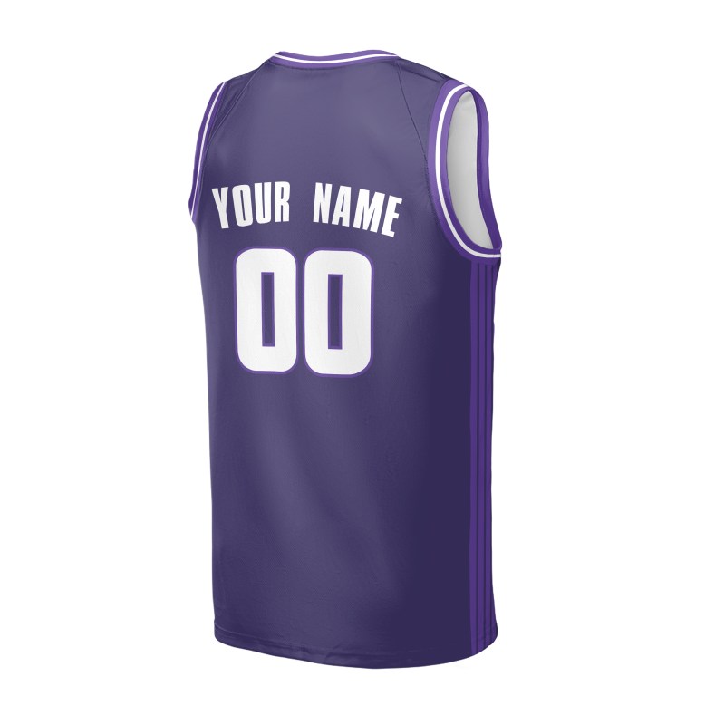 Personalized 2025/26 Sacramento Kings Basketball Jersey - Purple Swingman City Style, Custom Name & Number-4