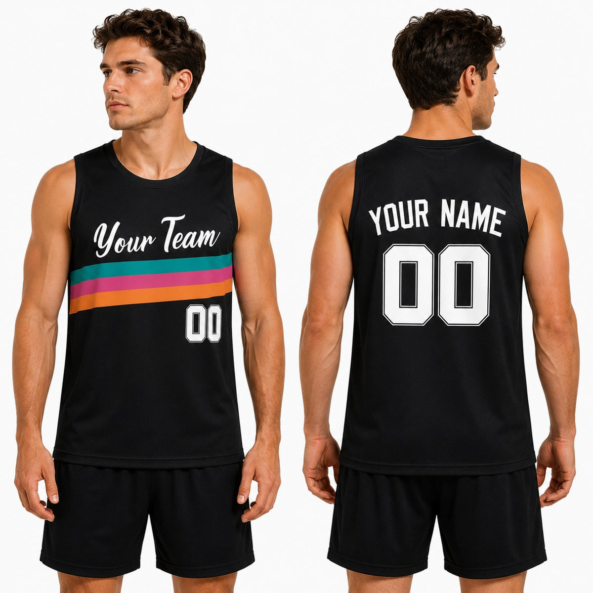Personalized 2025/26 San Antonio Basketball Jersey - Black Swingman City Style, Custom Name & Number-1