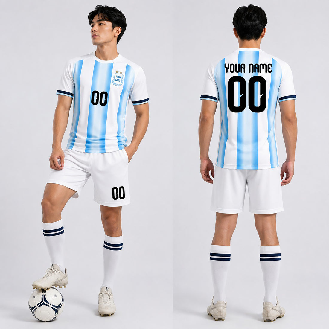 Personalized 2026 Argentina Home Soccer Jersey – Custom Name & Number-1