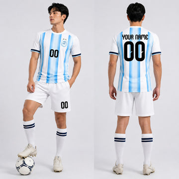 Personalized 2026 Argentina Home Soccer Jersey – Custom Name & Number-1