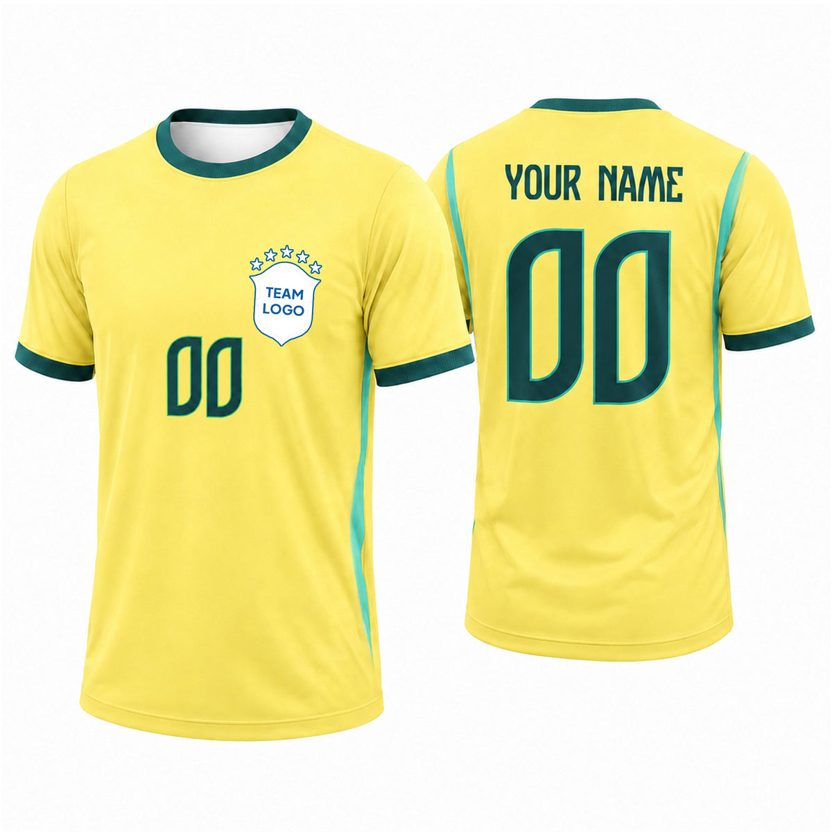 Personalized 2026 Brazil Home Soccer Jersey – Custom Name & Number-3