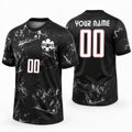 Personalized 2026 Canada Home Grunge Black Soccer Jersey – Custom Name & Number-3