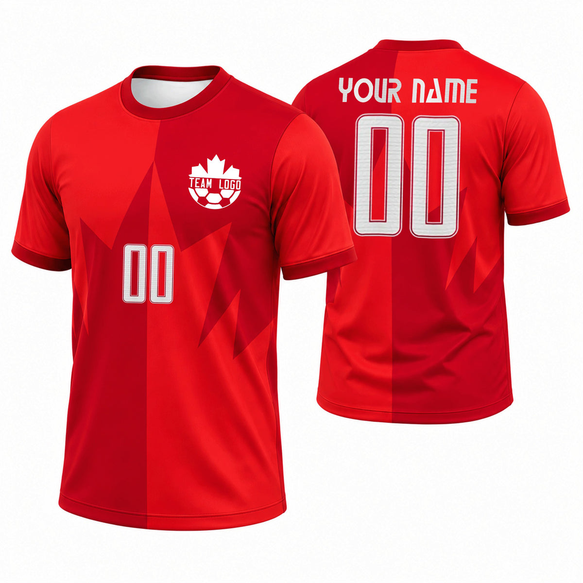 Personalized 2026 Canada Home Red Soccer Jersey – Custom Name & Number-3
