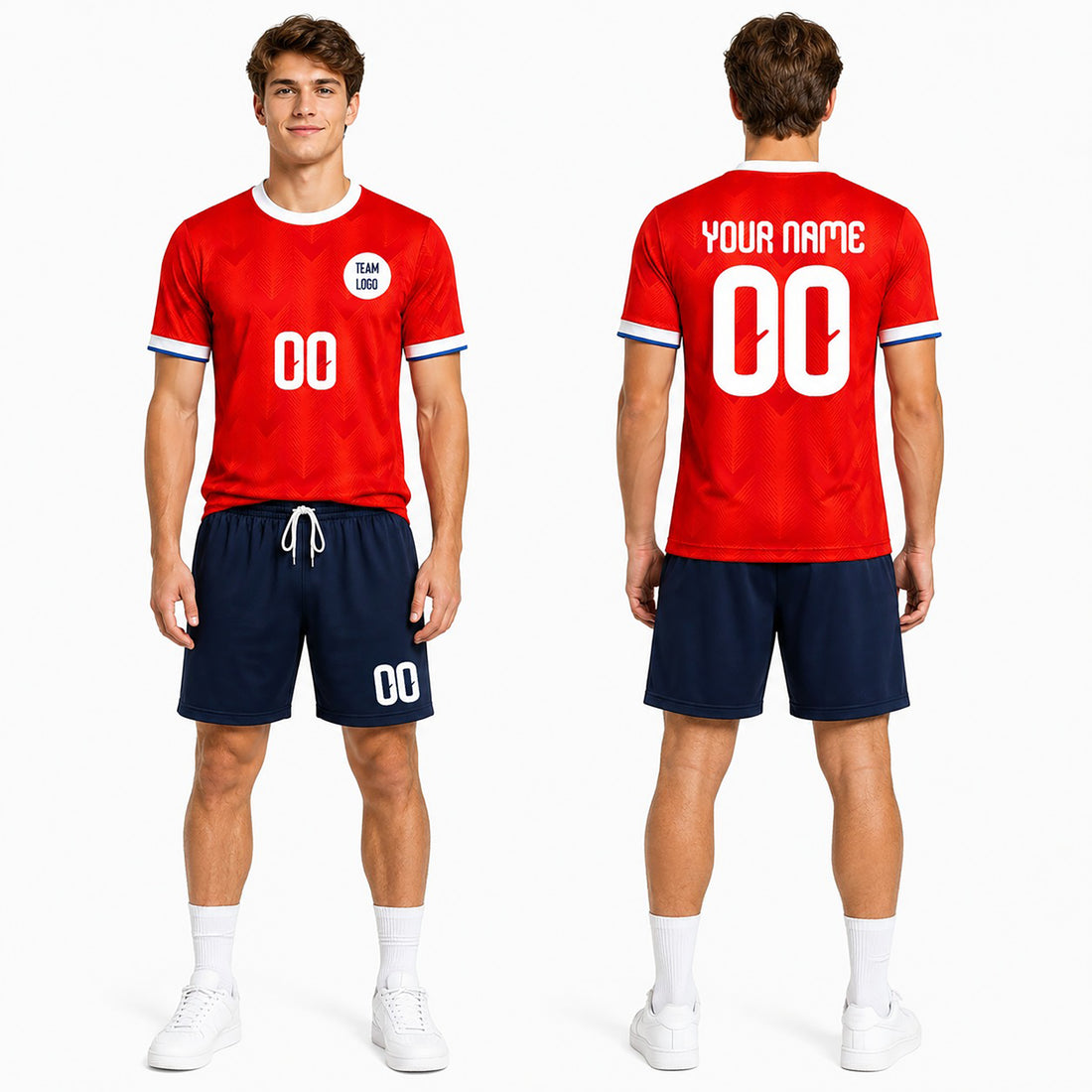 Personalized 2026 Chile Home Soccer Jersey – Custom Name & Number-1
