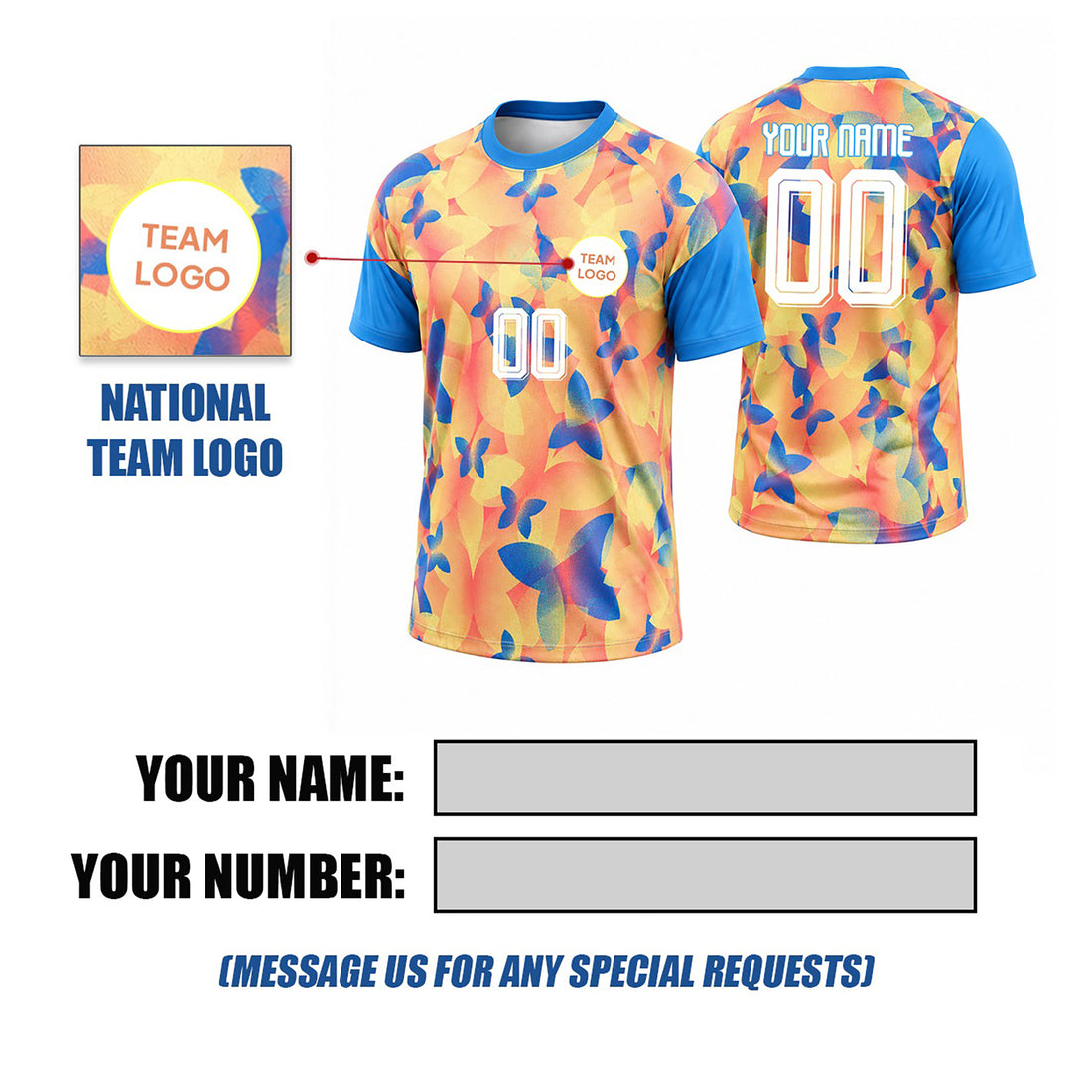Personalized 2026 Colombia Pre-Match Soccer Jersey – Custom Name & Number-1