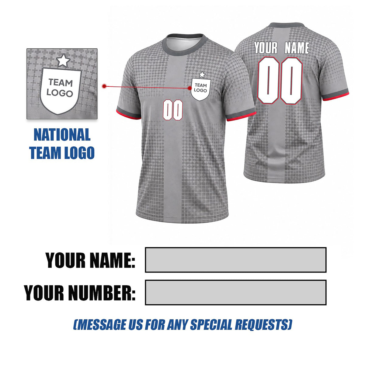 Personalized 2026 England Pre-Match Soccer Jersey – Custom Name & Number-2