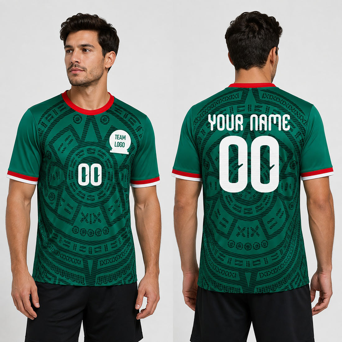 Personalized 2026 Mexico Home Soccer Jersey – Custom Name & Number-1