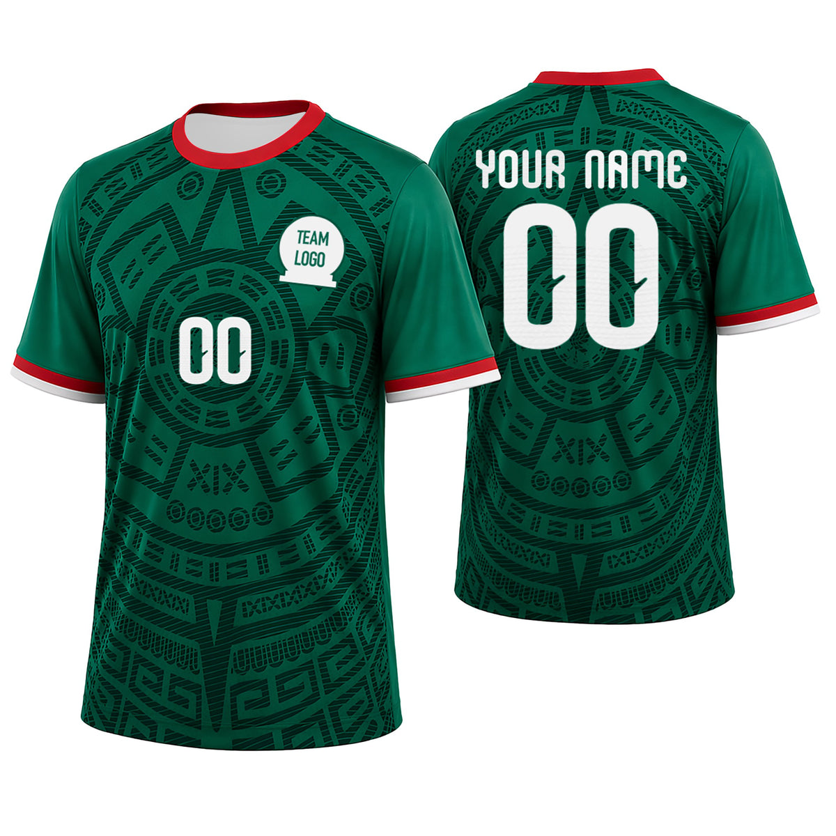 Personalized 2026 Mexico Home Soccer Jersey – Custom Name & Number-3