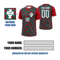 Personalized 2026 Portugal Red Pre-Match Soccer Jersey – Custom Name & Number-2