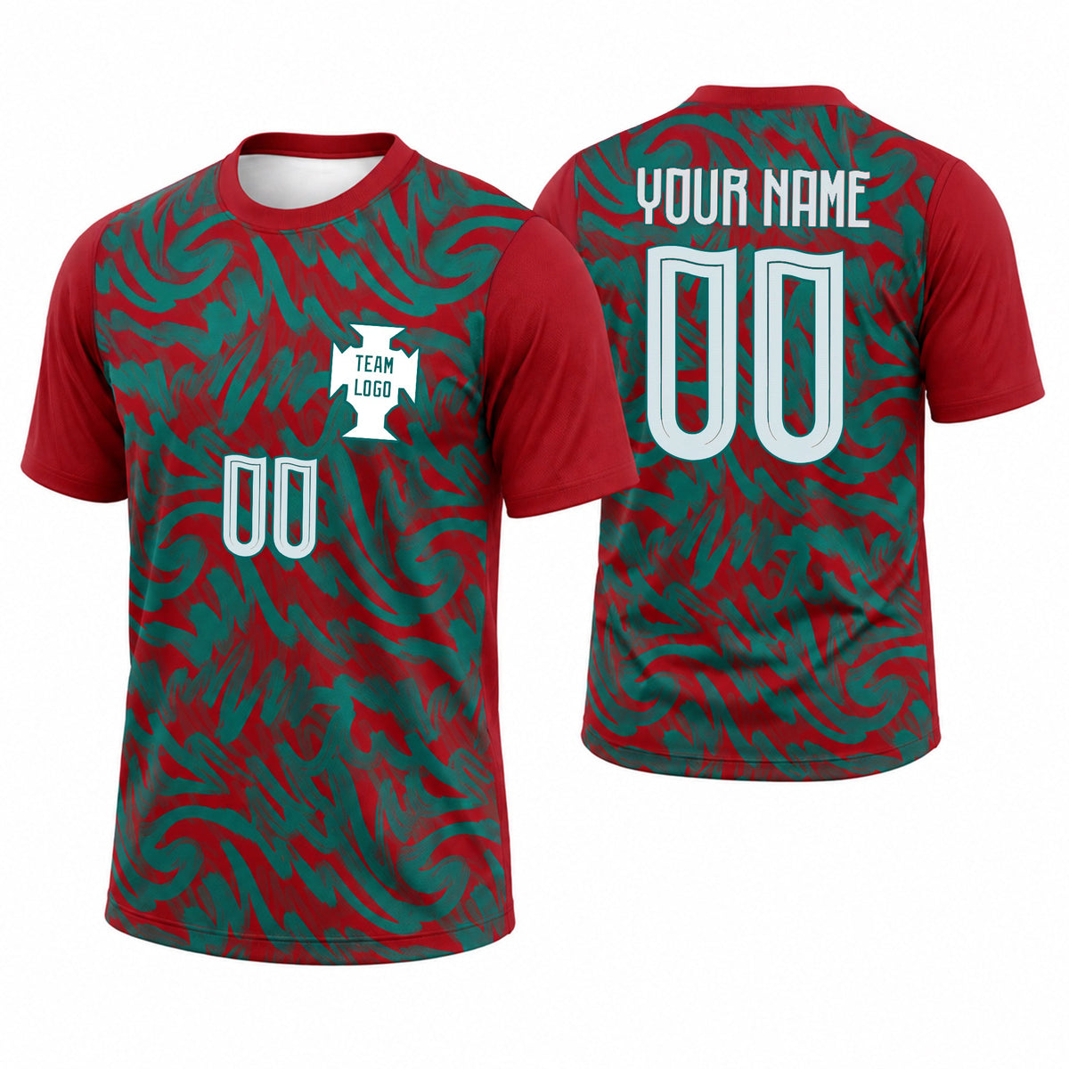 Personalized 2026 Portugal Red Pre-Match Soccer Jersey – Custom Name & Number-3