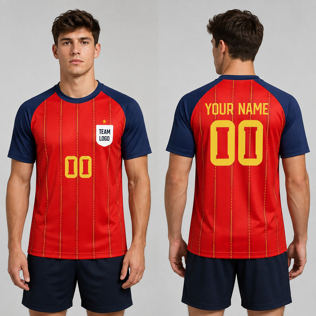 Personalized 2026 Spain Home Soccer Jersey – Custom Name & Number-1
