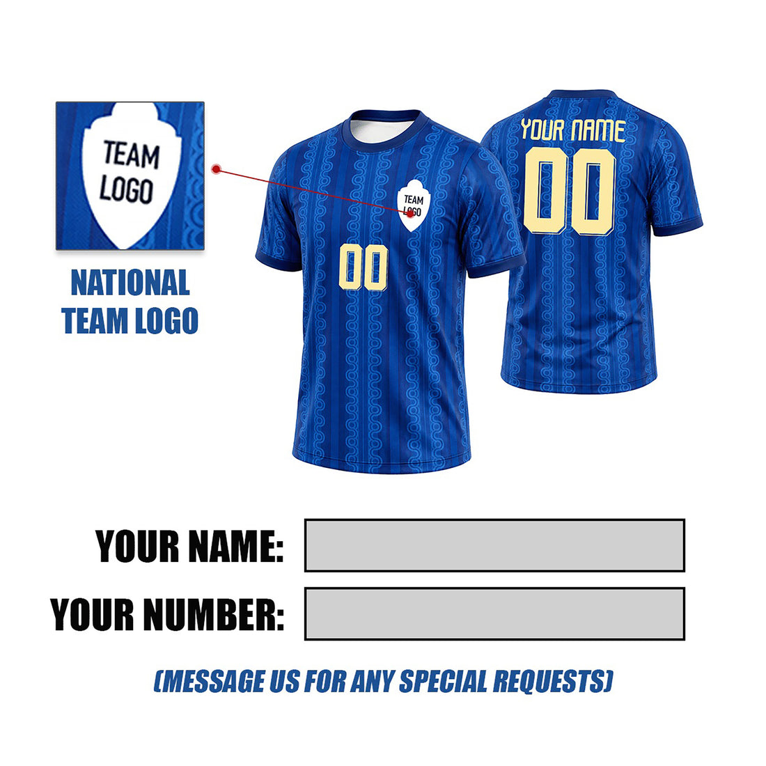Personalized 2026 Sweden Away Soccer Jersey – Custom Name & Number-1