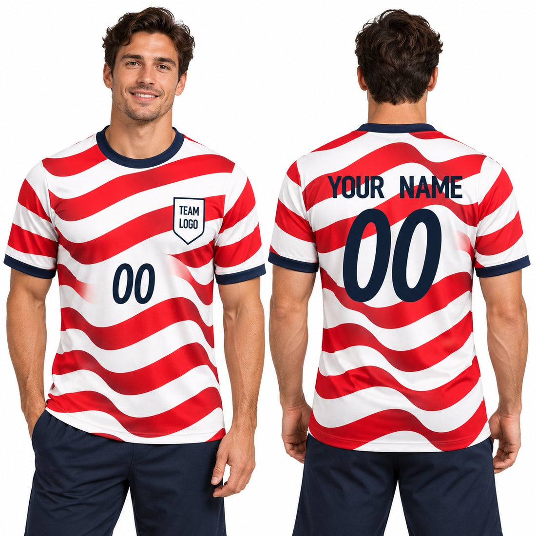 Personalized 2026 USA Home Soccer Jersey – Custom Name & Number-1