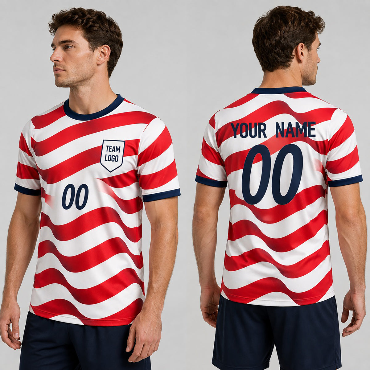 Personalized 2026 USA Home Soccer Jersey – Custom Name & Number-1